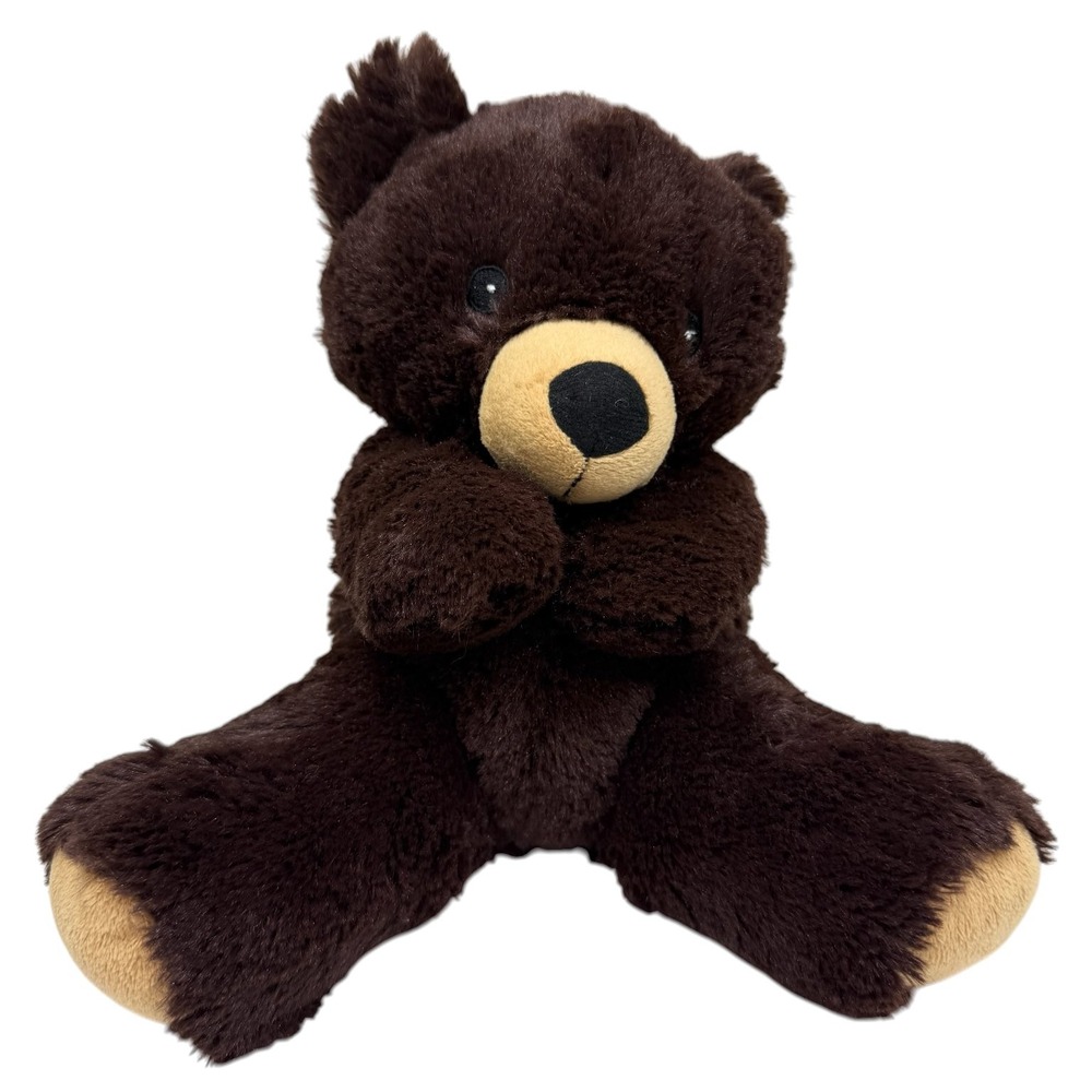 New Sky Toys Brown Bear Plush Stuffed Animal Heatable Microwavable Weighted 15"